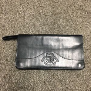 Ghurka Marley Hodgson Black Leather Clutch